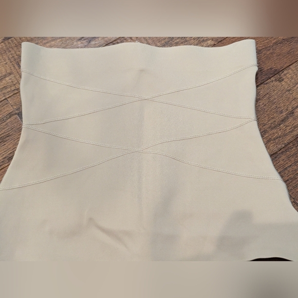 STRM LINE Firm Control nude Bonded Leg Hi Waist Shaping Brief Panty Womens Sz S - Picture 3 of 8